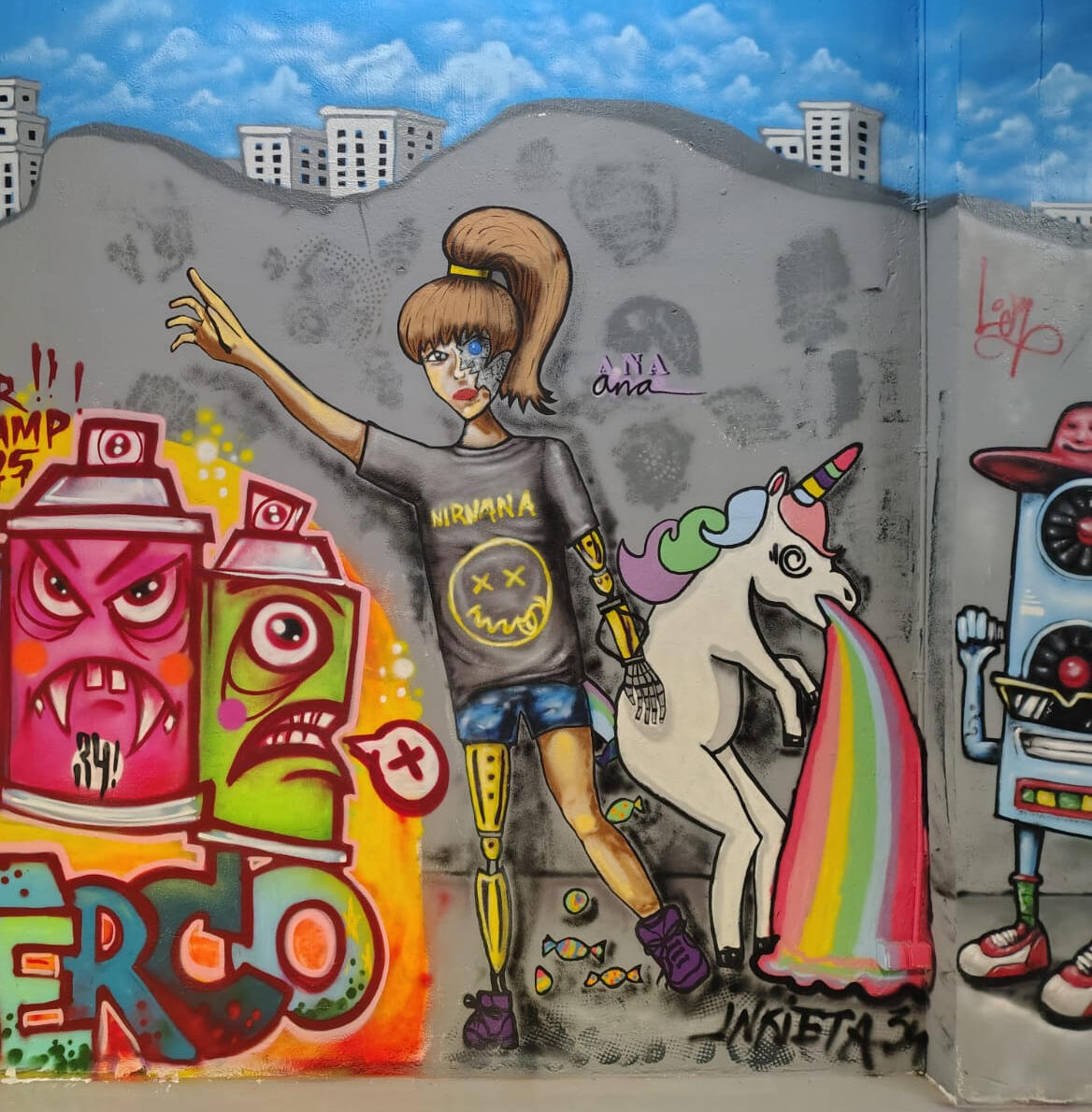 Mural de fin de curso del grupo 2024 - 2025.